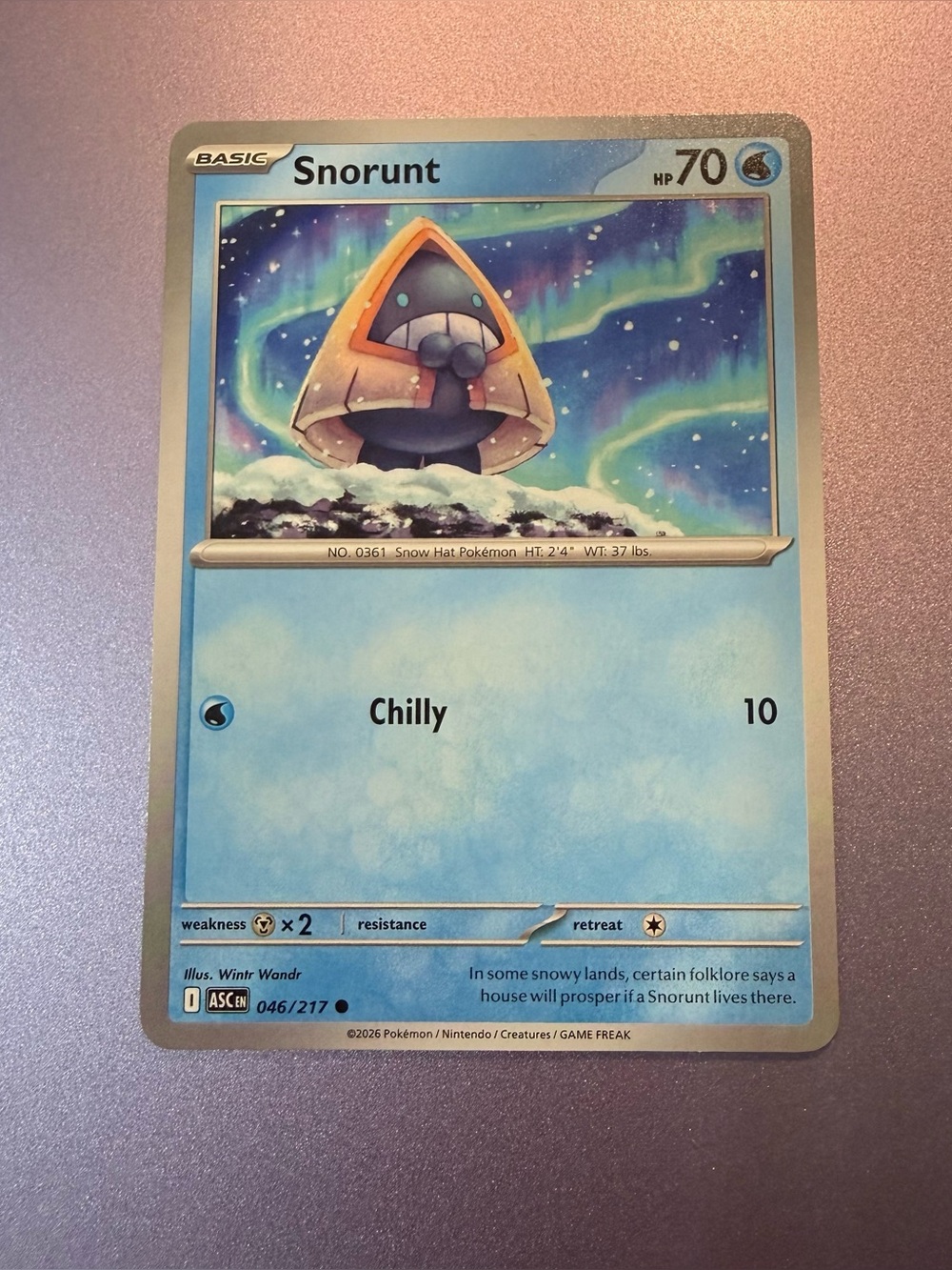 Pokemon TCG Snorunt 046/217